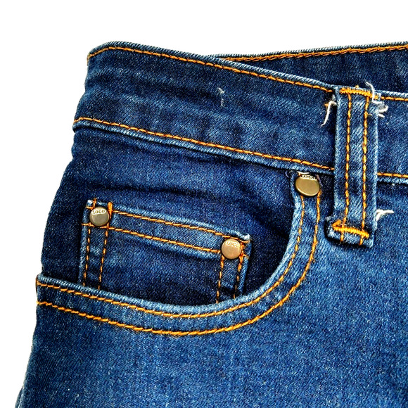 LOGO Jeans 1980 Denim Shorts Cuffed Medium - Picture 3 of 6